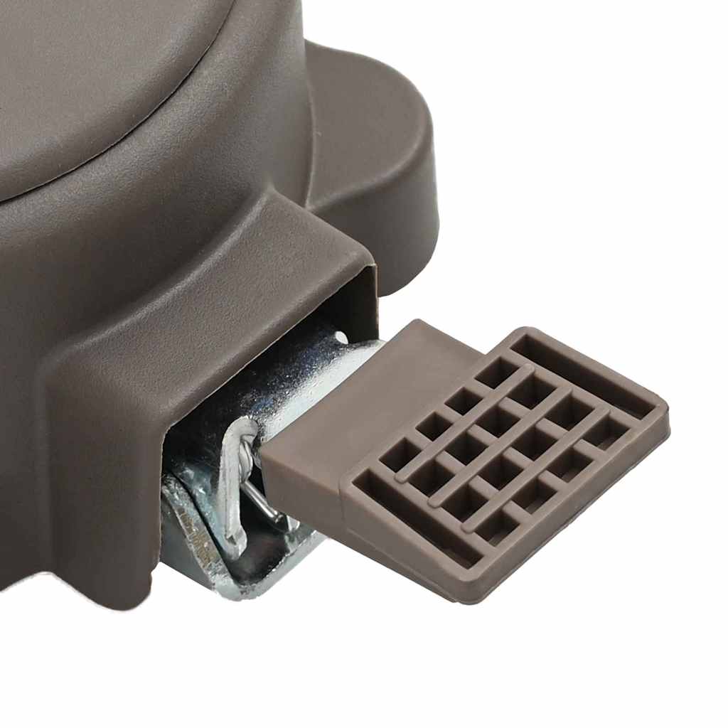 Swivel Pedal Silver 22 x 14 x 6 cm Steel