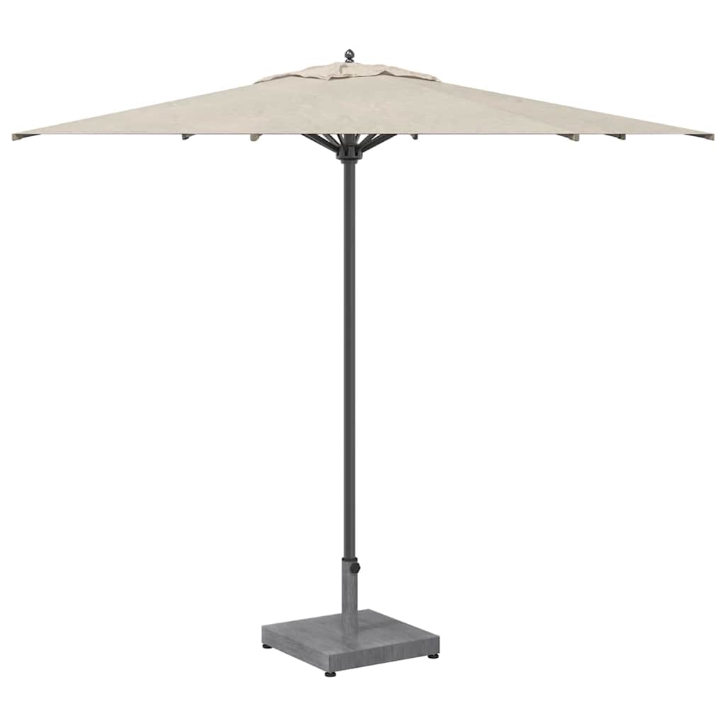 Outdoor Umbrella Base Dark grey wood look 45 x 45 x 31.5 cm