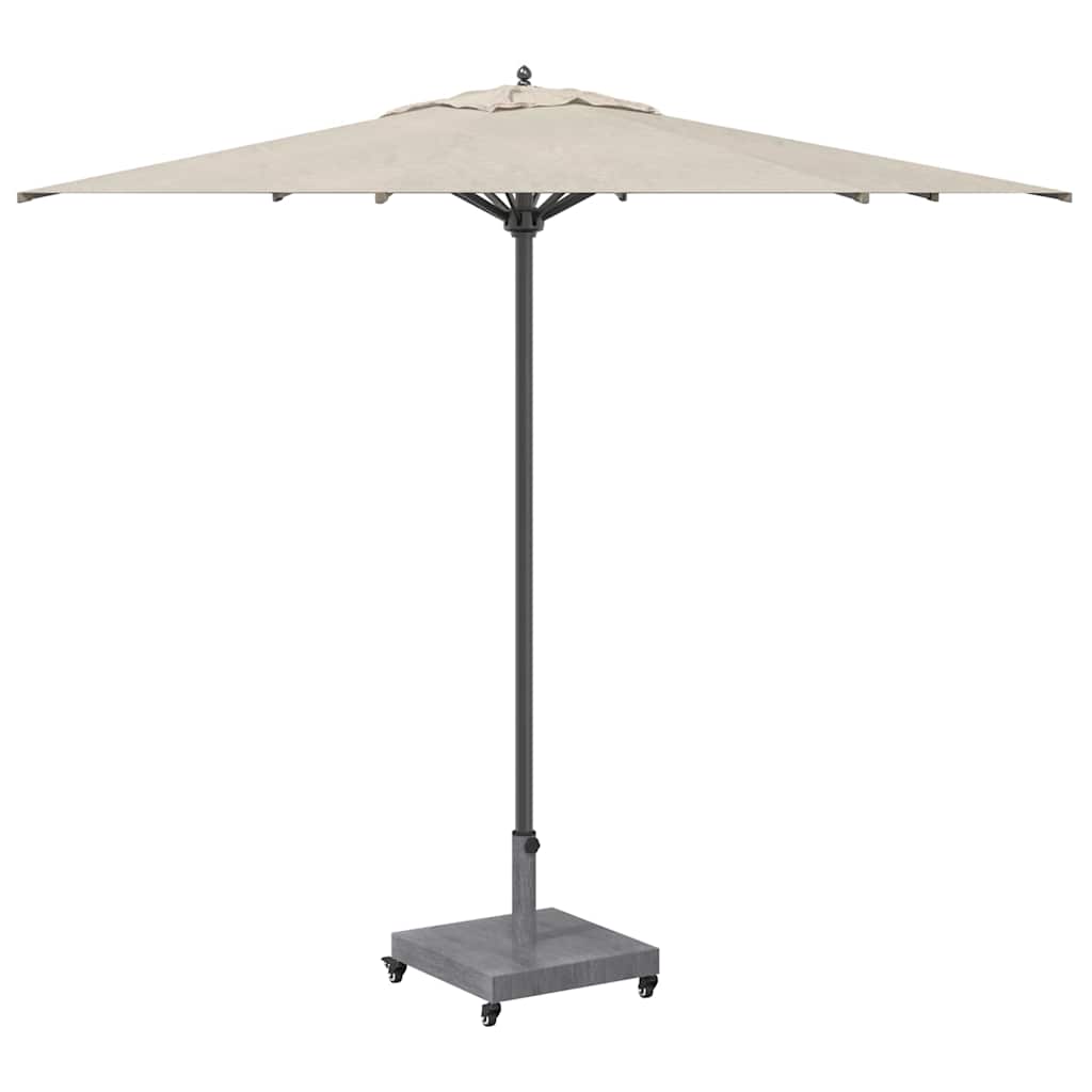 Outdoor Umbrella Base Dark grey wood look 45 x 45 x 31.5 cm