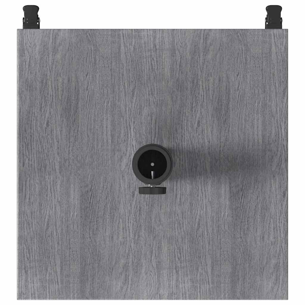 Outdoor Umbrella Base Dark grey wood look 45 x 45 x 31.5 cm