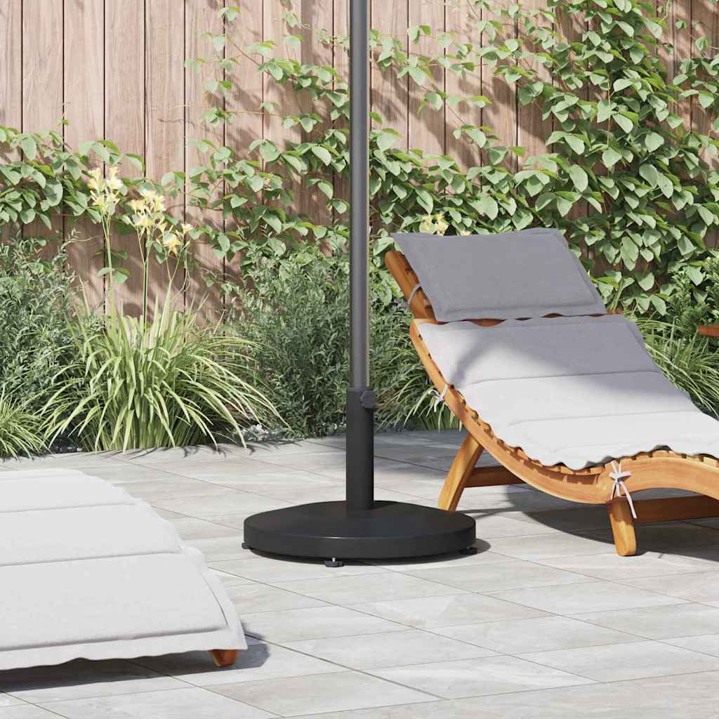 Outdoor Umbrella Base Black 48 x 48 x 32 cm Steel, Concrete