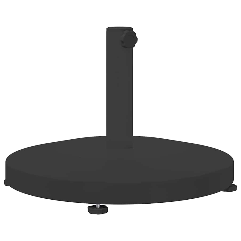 Outdoor Umbrella Base Black 48 x 48 x 32 cm Steel, Concrete