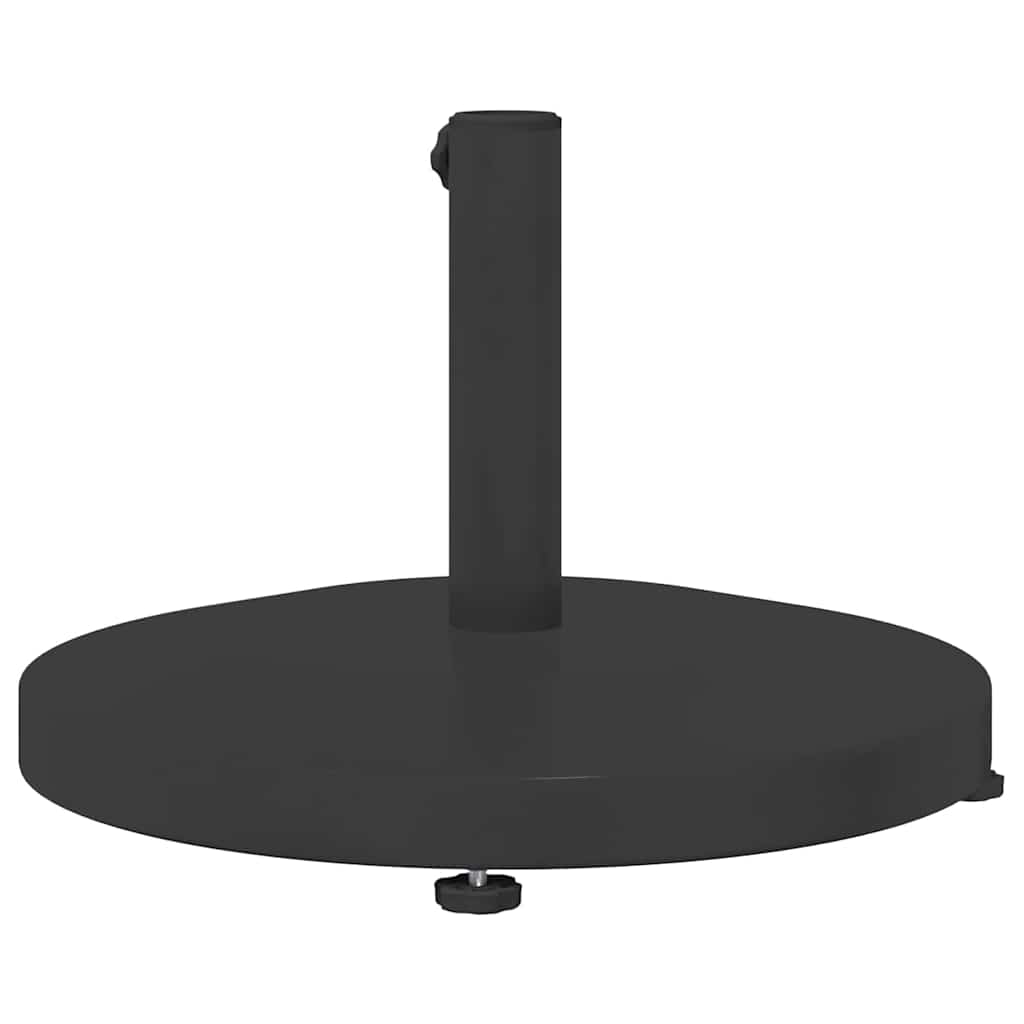 Outdoor Umbrella Base Black 48 x 48 x 32 cm Steel, Concrete