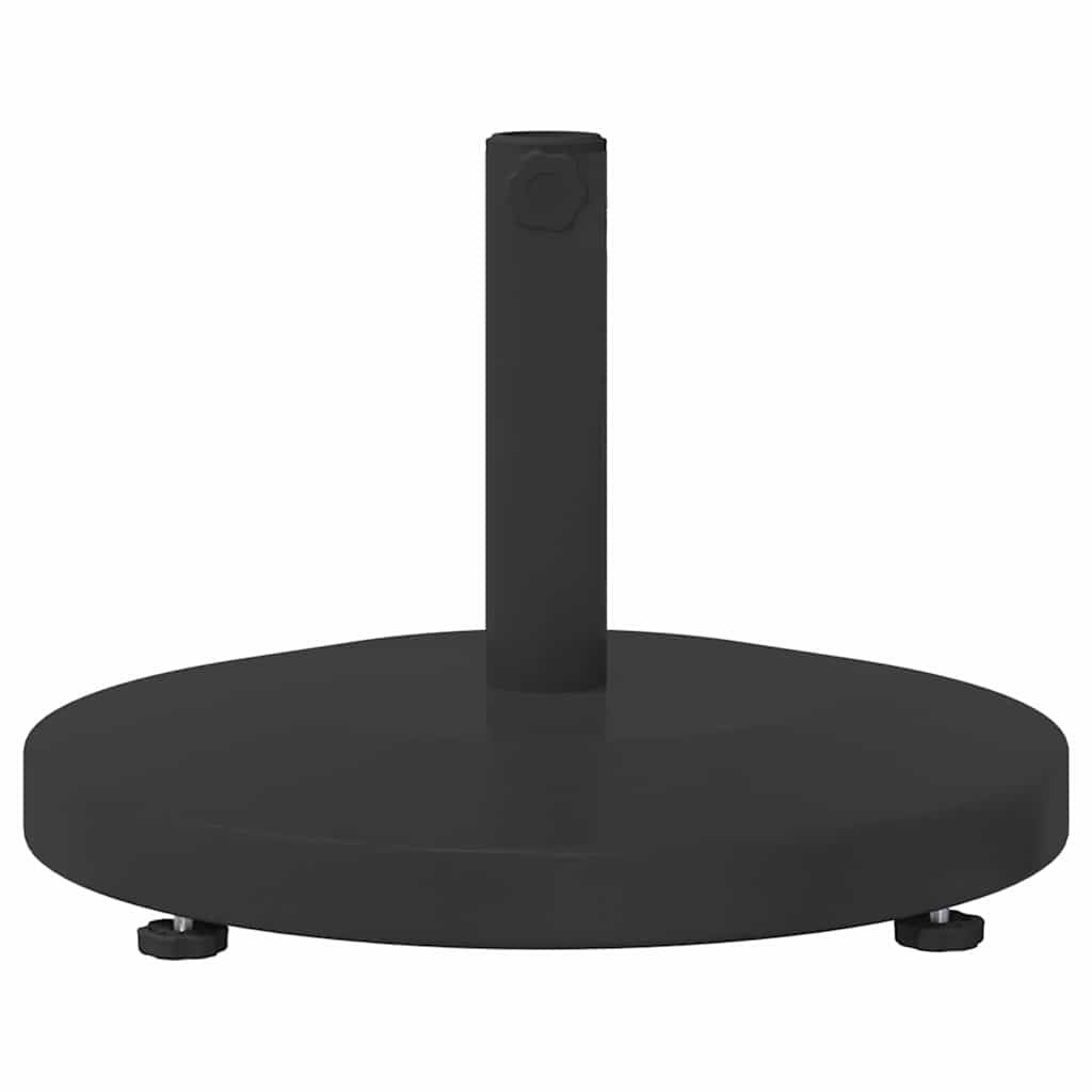 Outdoor Umbrella Base Black 48 x 48 x 32 cm Steel, Concrete