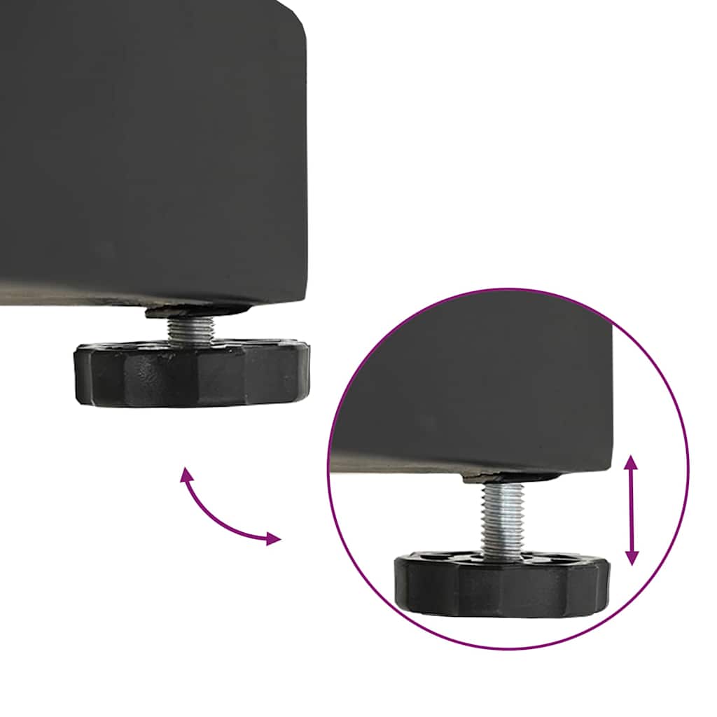 Outdoor Umbrella Base Black 48 x 48 x 32 cm Steel, Concrete