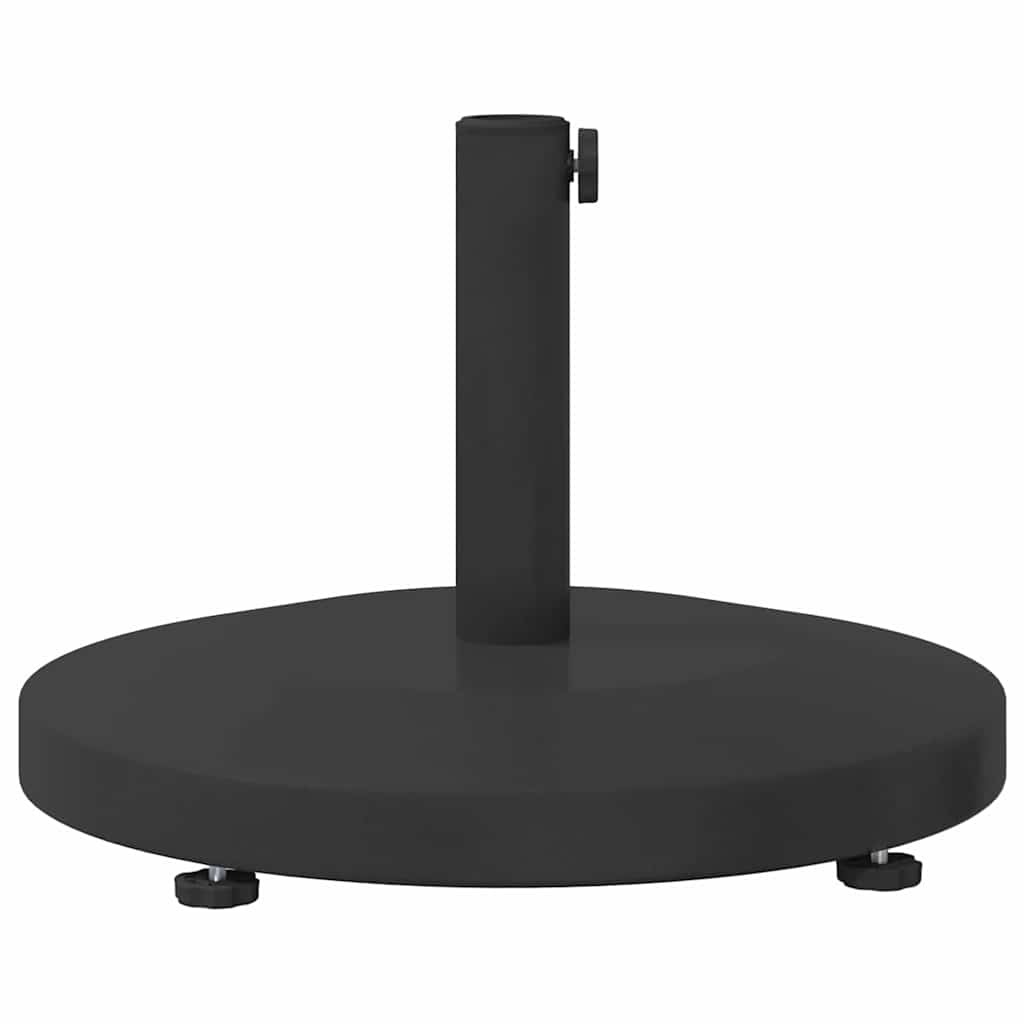 Outdoor Umbrella Base Black 48 x 48 x 32 cm Steel, Concrete