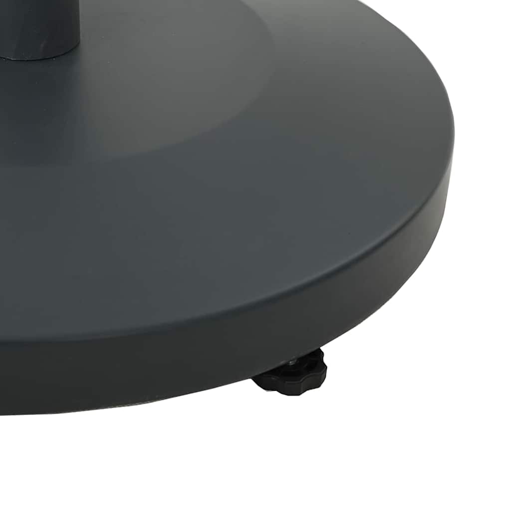Outdoor Umbrella Base Dark grey 48 x 48 x 32 cm Steel, Concrete