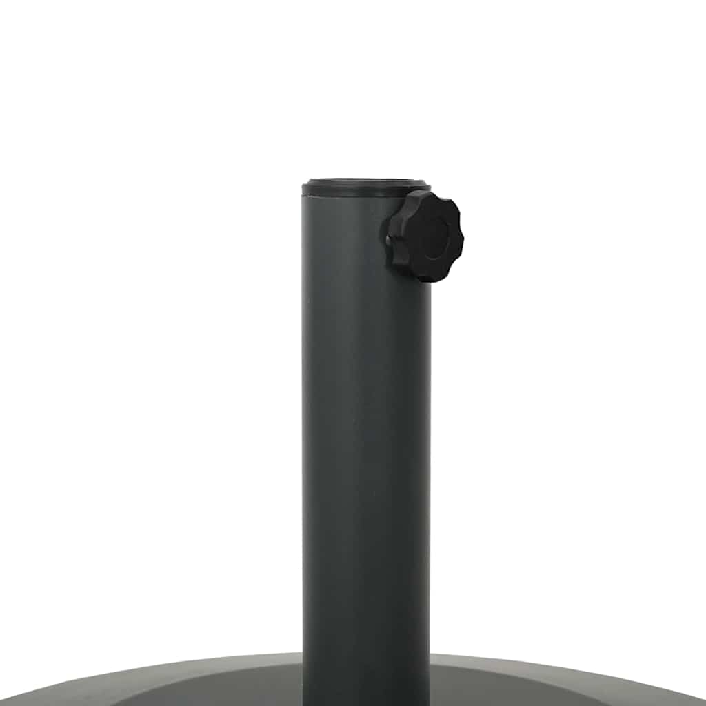 Outdoor Umbrella Base Dark grey 48 x 48 x 32 cm Steel, Concrete