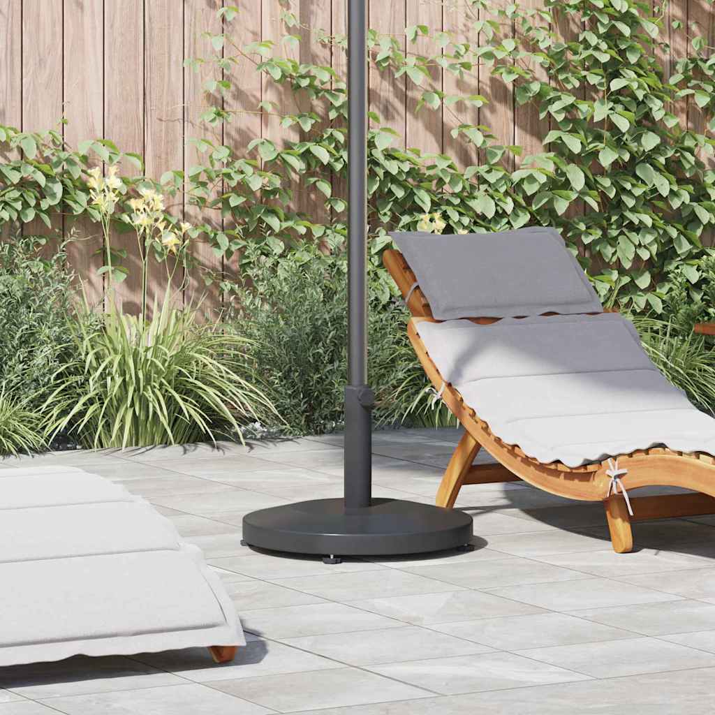 Outdoor Umbrella Base Dark grey 48 x 48 x 32 cm Steel, Concrete