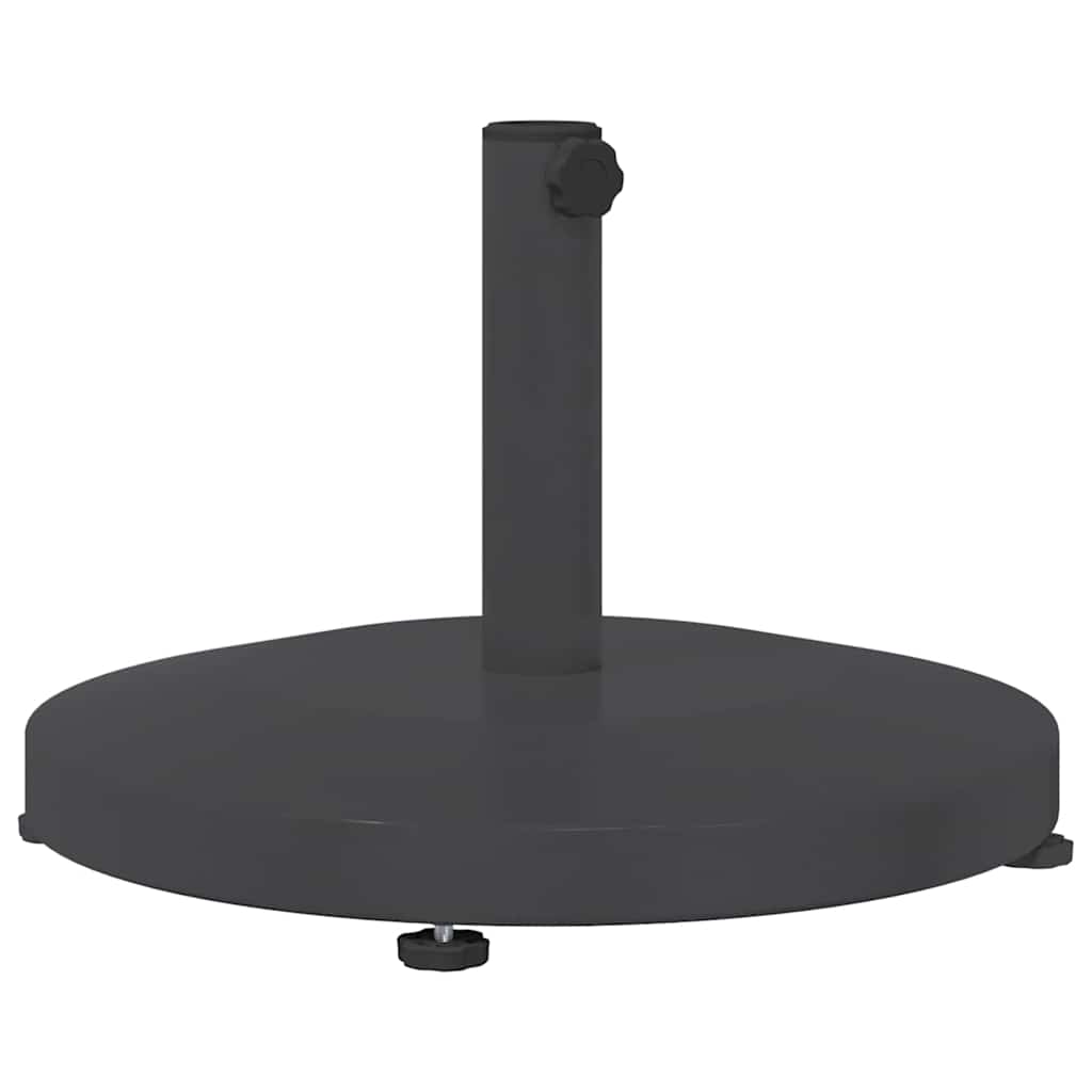 Outdoor Umbrella Base Dark grey 48 x 48 x 32 cm Steel, Concrete