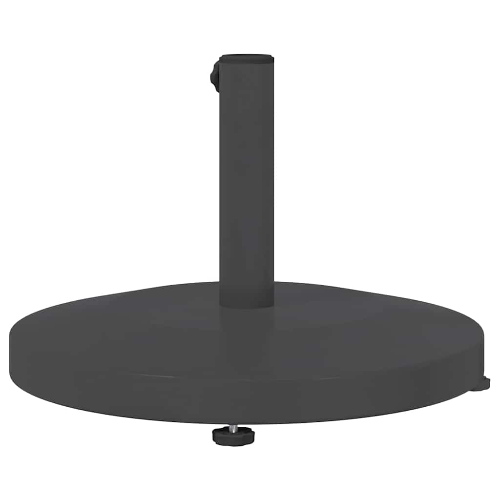 Outdoor Umbrella Base Dark grey 48 x 48 x 32 cm Steel, Concrete