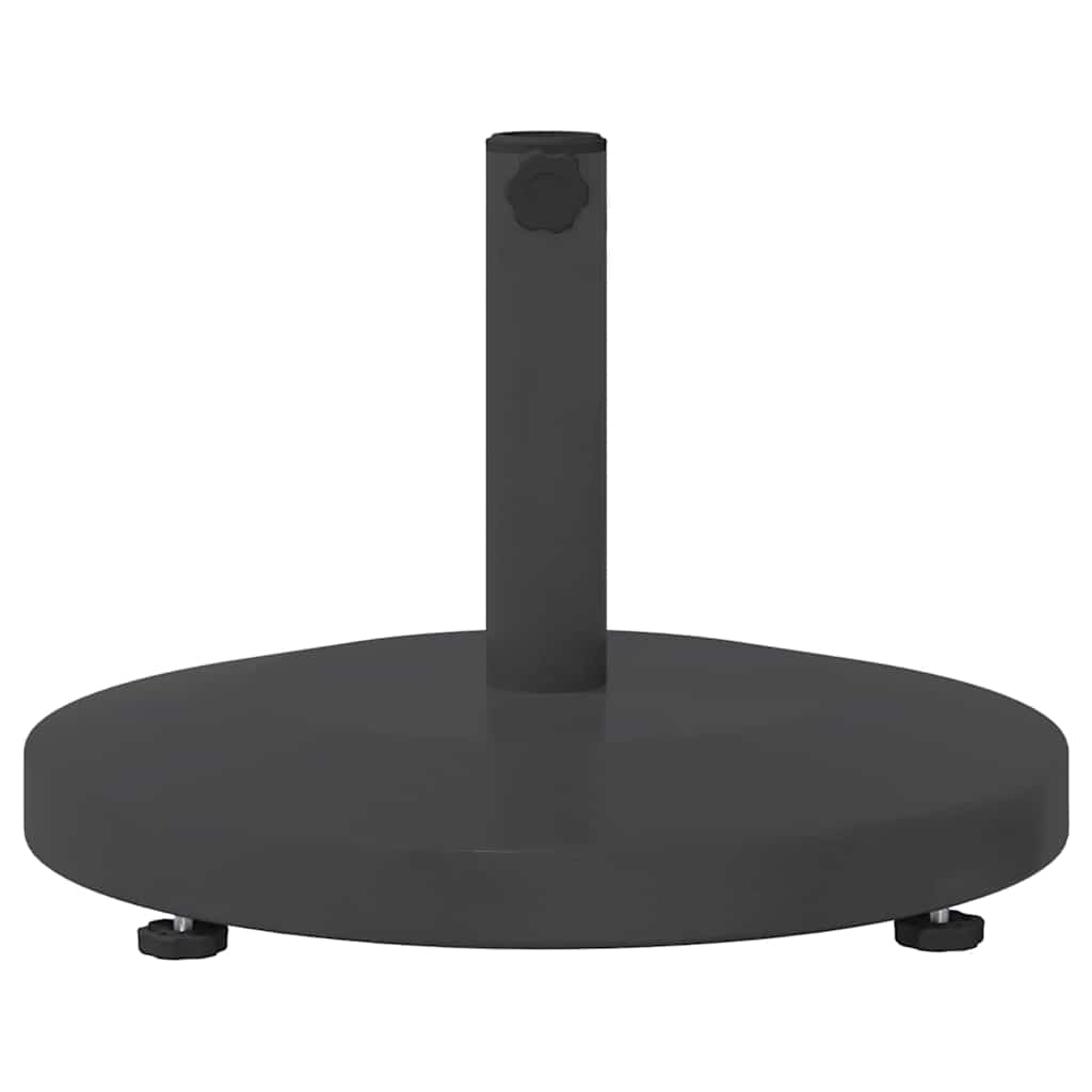 Outdoor Umbrella Base Dark grey 48 x 48 x 32 cm Steel, Concrete