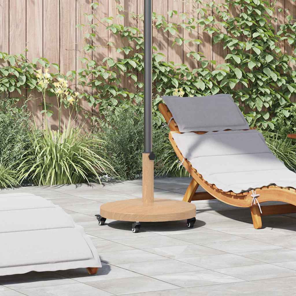 Outdoor Umbrella Base Light wood 48 x 48 x 32 cm