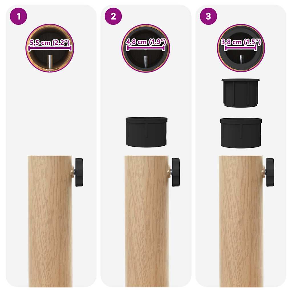 Outdoor Umbrella Base Light wood 48 x 48 x 32 cm