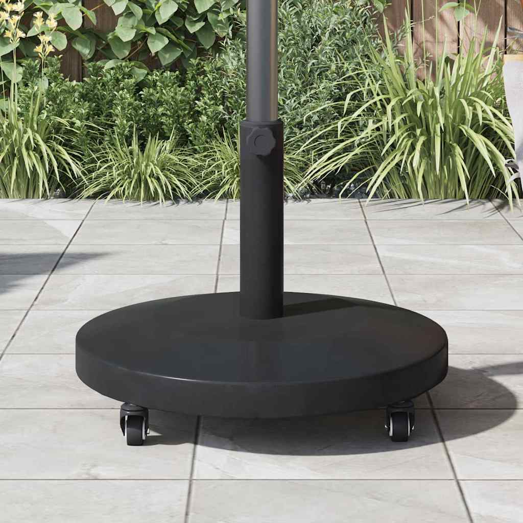Outdoor Umbrella Base Black 48 x 48 x 32 cm Steel, Concrete