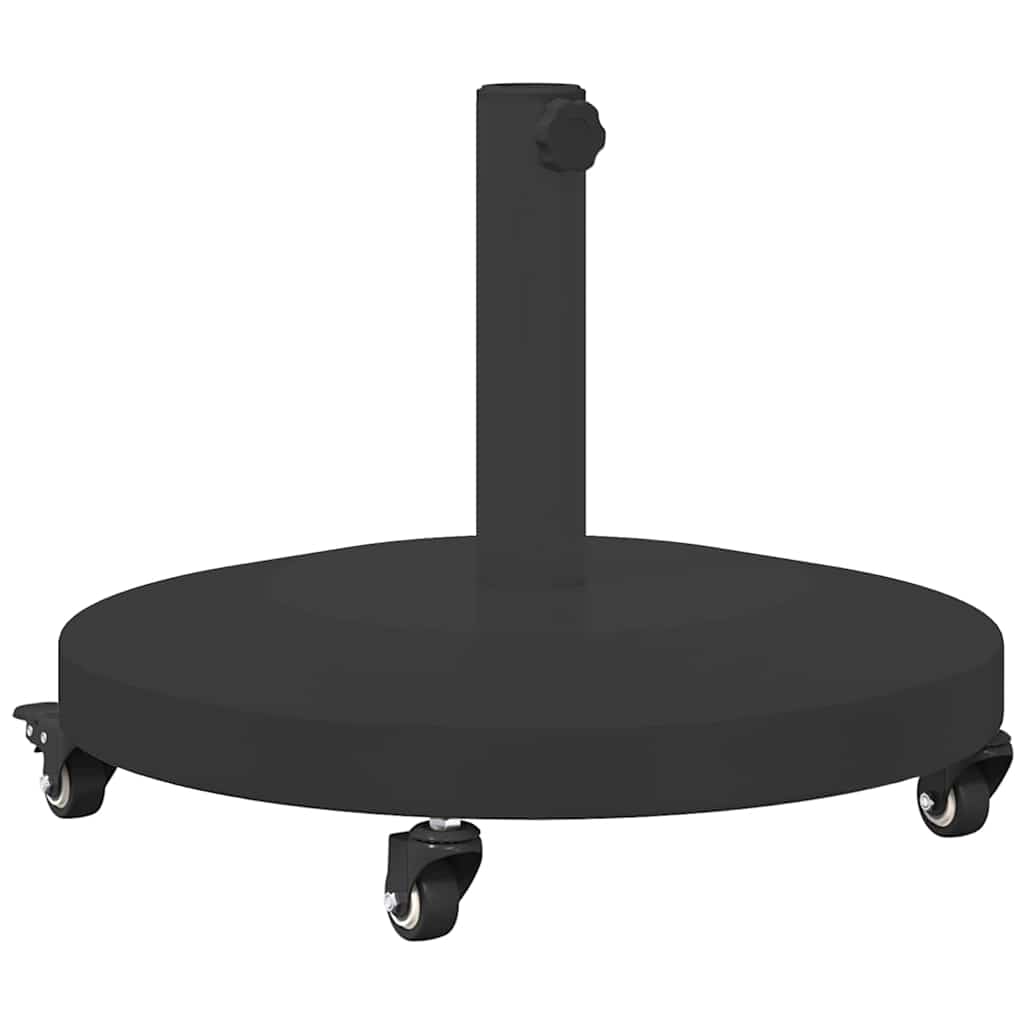 Outdoor Umbrella Base Black 48 x 48 x 32 cm Steel, Concrete