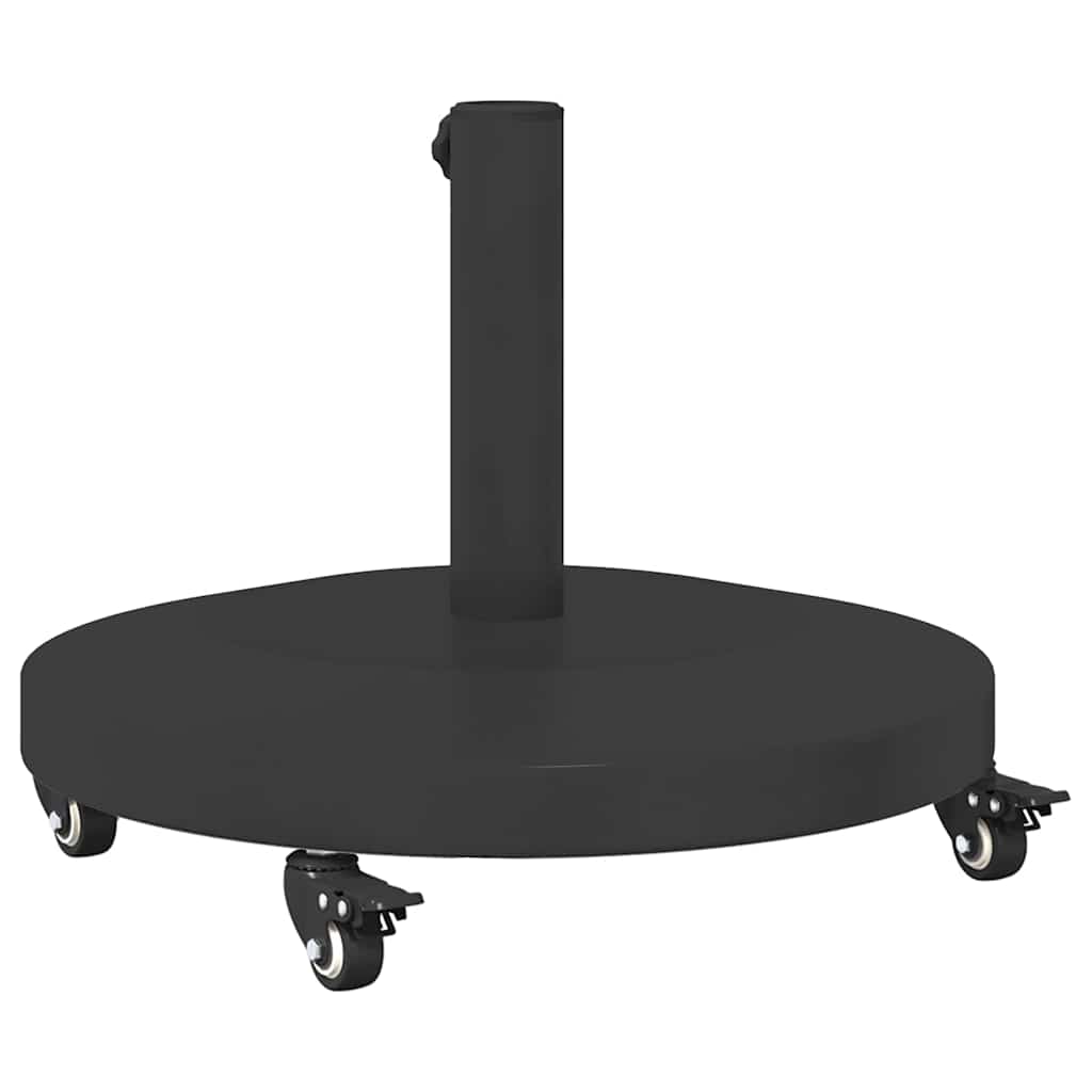 Outdoor Umbrella Base Black 48 x 48 x 32 cm Steel, Concrete
