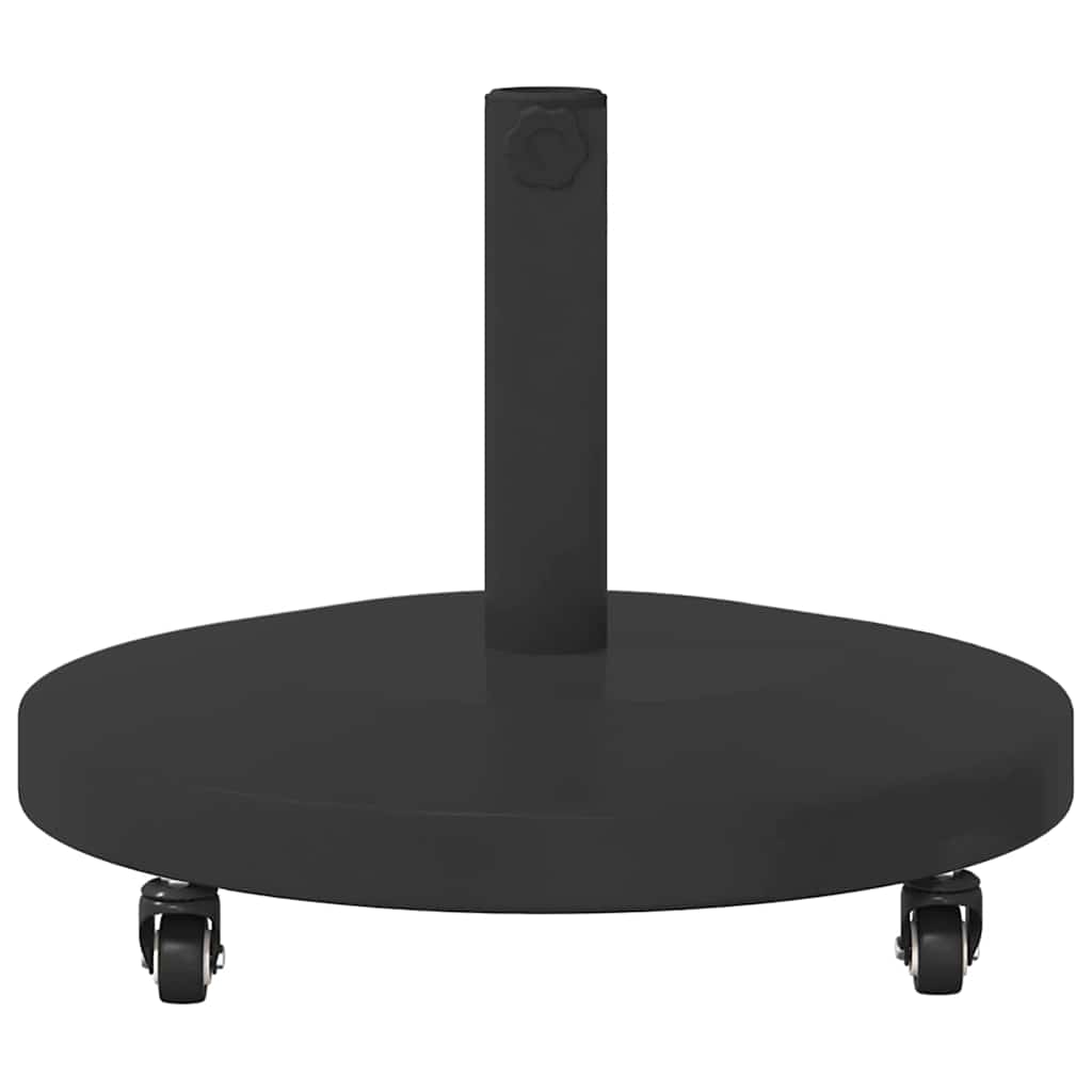 Outdoor Umbrella Base Black 48 x 48 x 32 cm Steel, Concrete