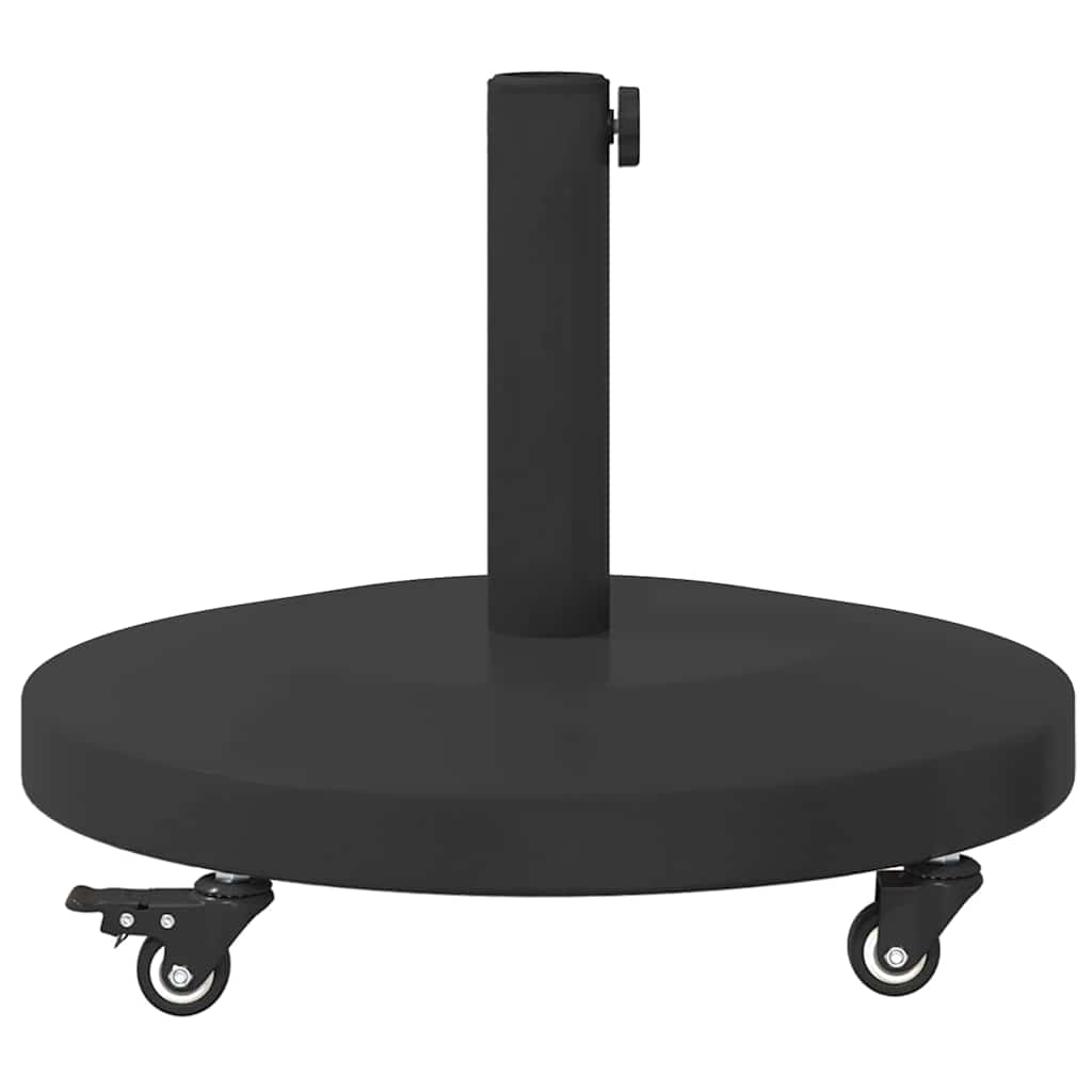 Outdoor Umbrella Base Black 48 x 48 x 32 cm Steel, Concrete