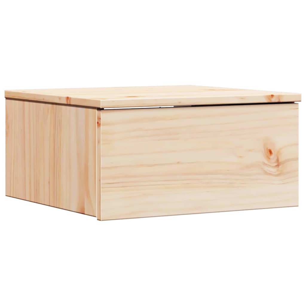 Bedside Table 2 pcs Brown 37 x 35 x 18.5 cm Solid pine wood