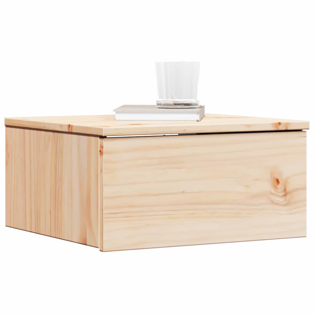 Bedside Table 2 pcs Brown 37 x 35 x 18.5 cm Solid pine wood