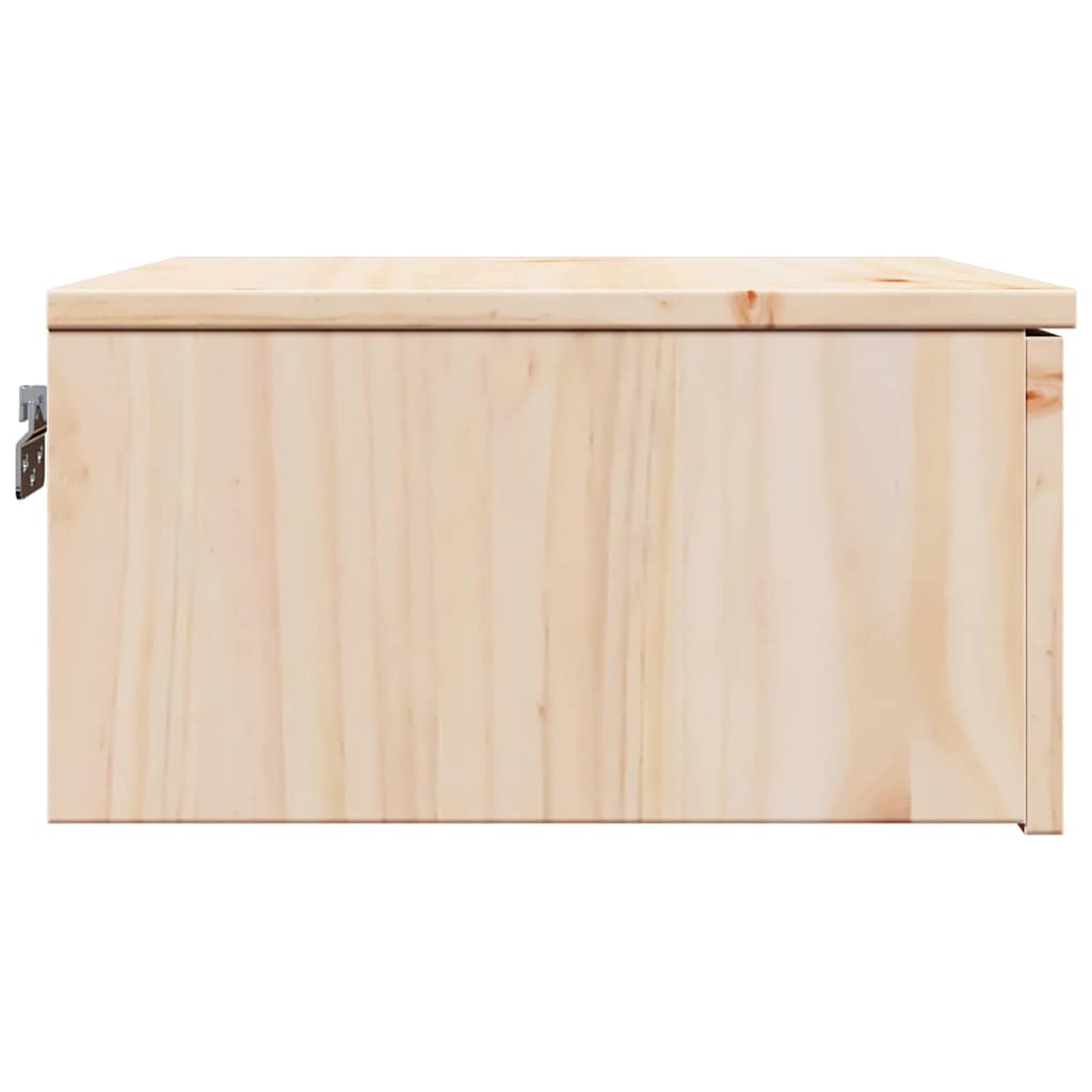 Bedside Table 2 pcs Brown 37 x 35 x 18.5 cm Solid pine wood