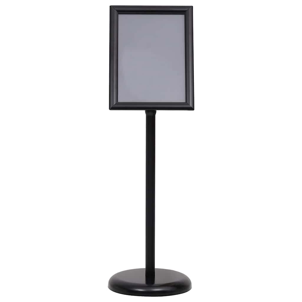 Poster Stands 2 pcs Black 32.5x 24 x 78 cm Aluminium alloy