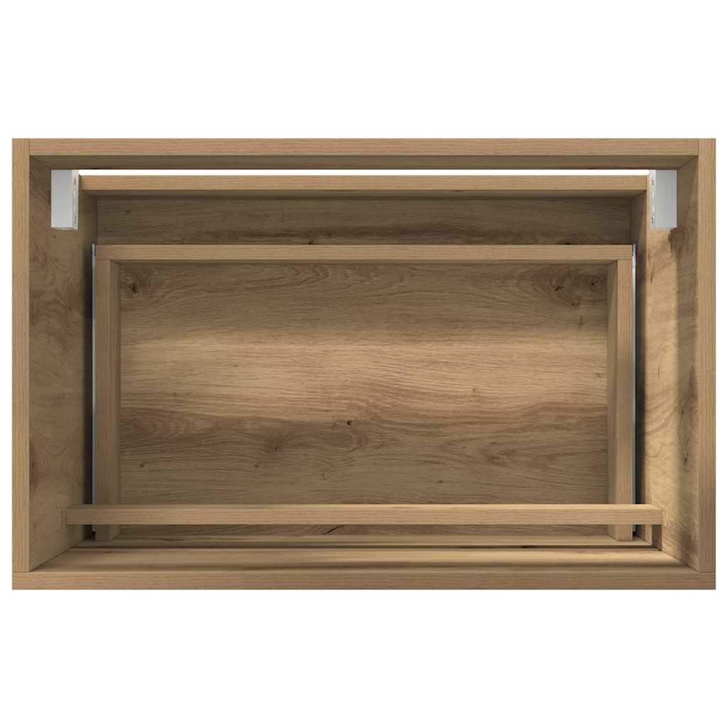Bathroom Furniture Set 2 pcs Artisan Oak 57 x 37 x 45 cm