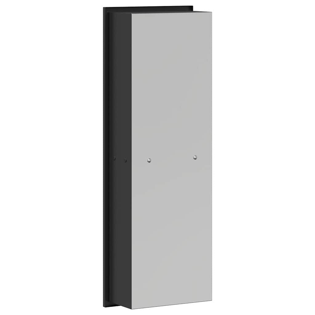 Shower Niche Black 60 x 20 x 9.5 cm Stainless Steel