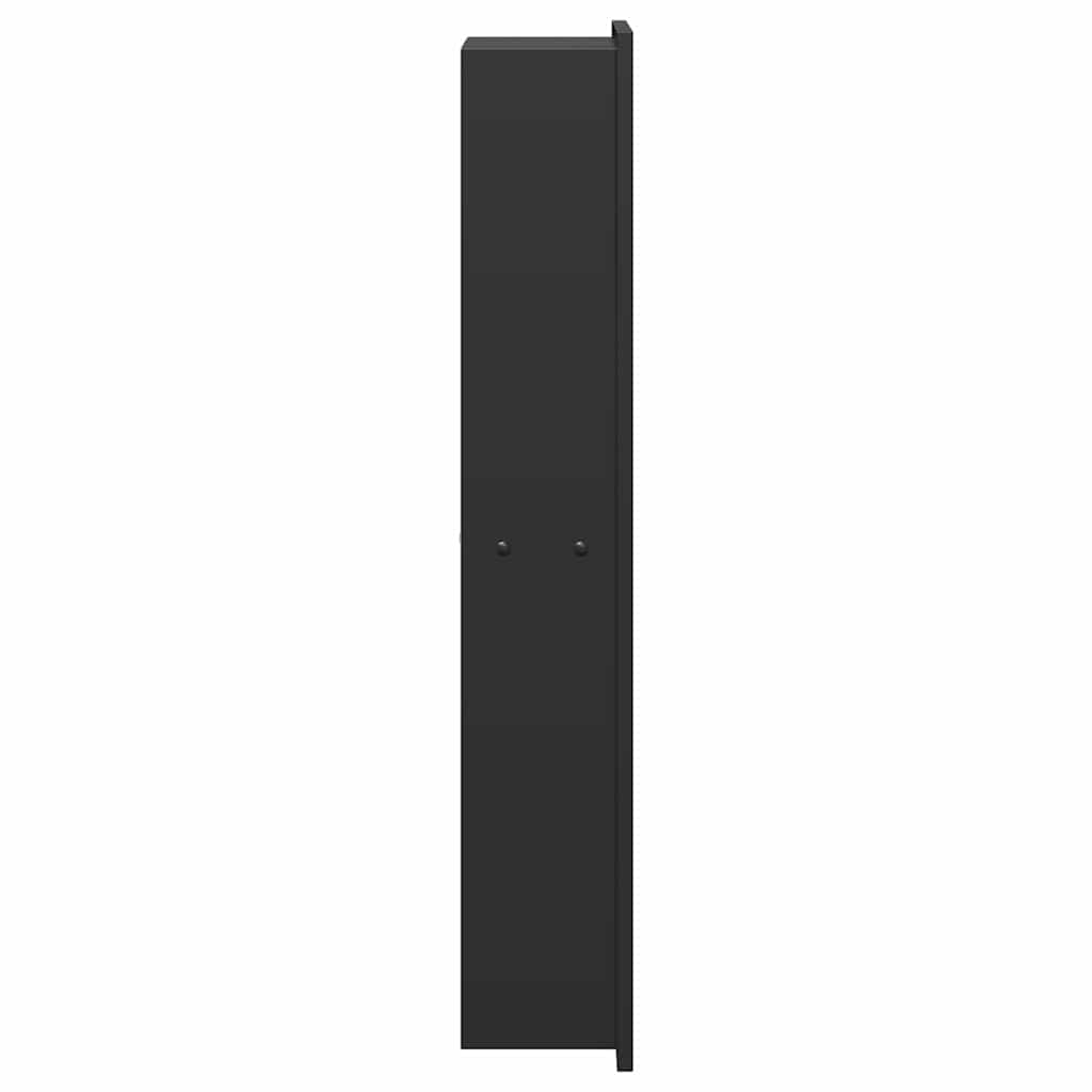 Shower Niche Black 60 x 20 x 9.5 cm Stainless Steel