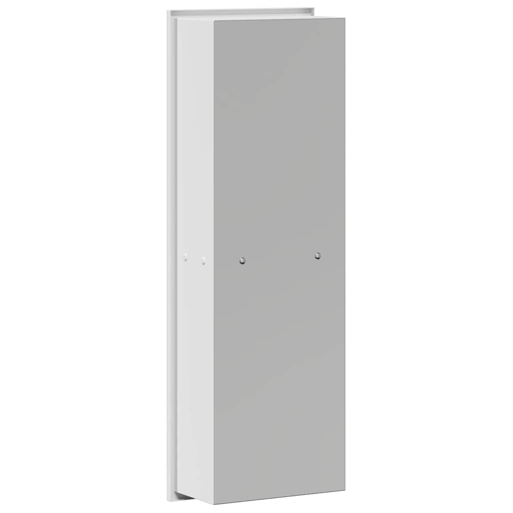 Shower Niche White 60 x 20 x 9.5 cm Stainless Steel