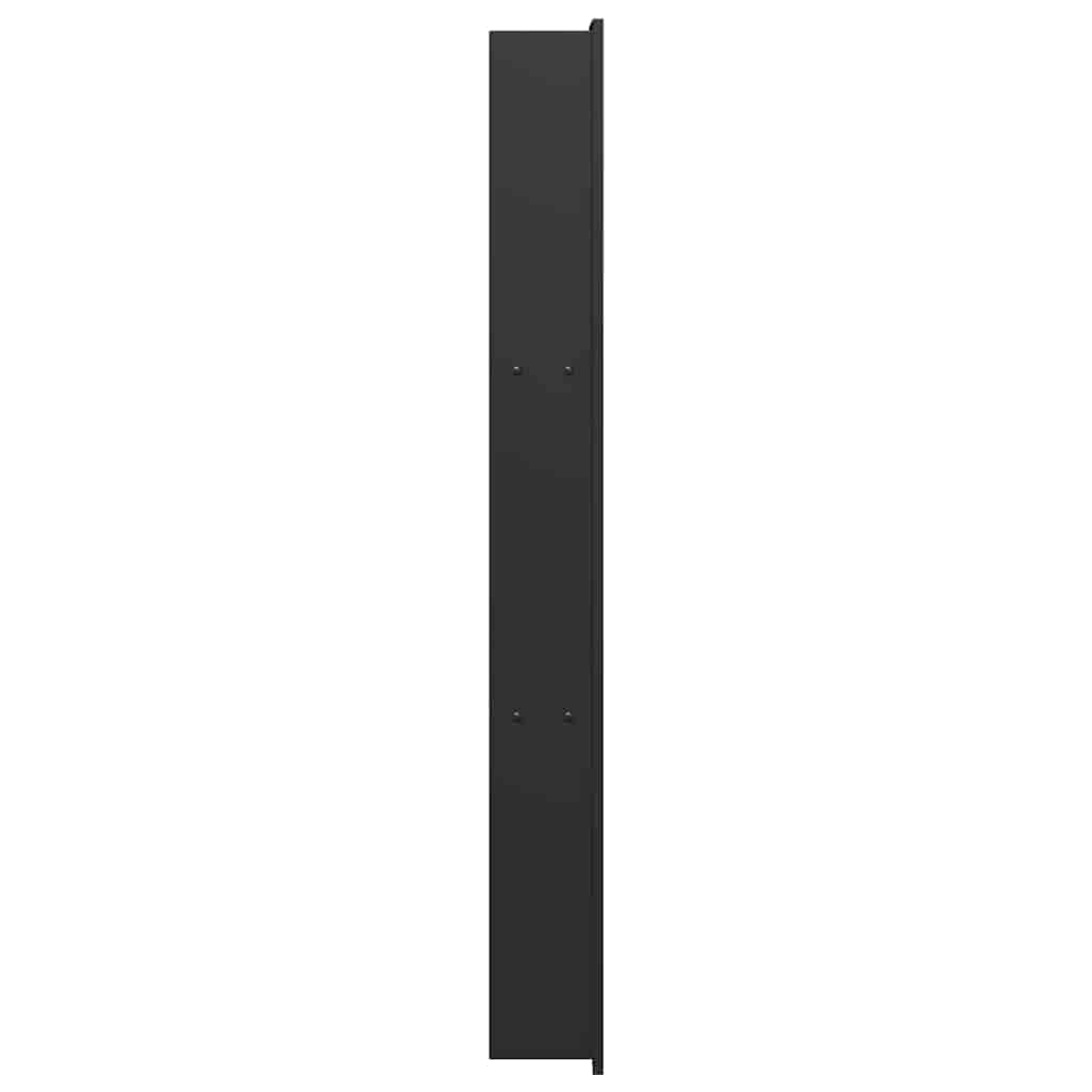Shower Niche Black 90 x 20 x 9.5 cm Stainless Steel