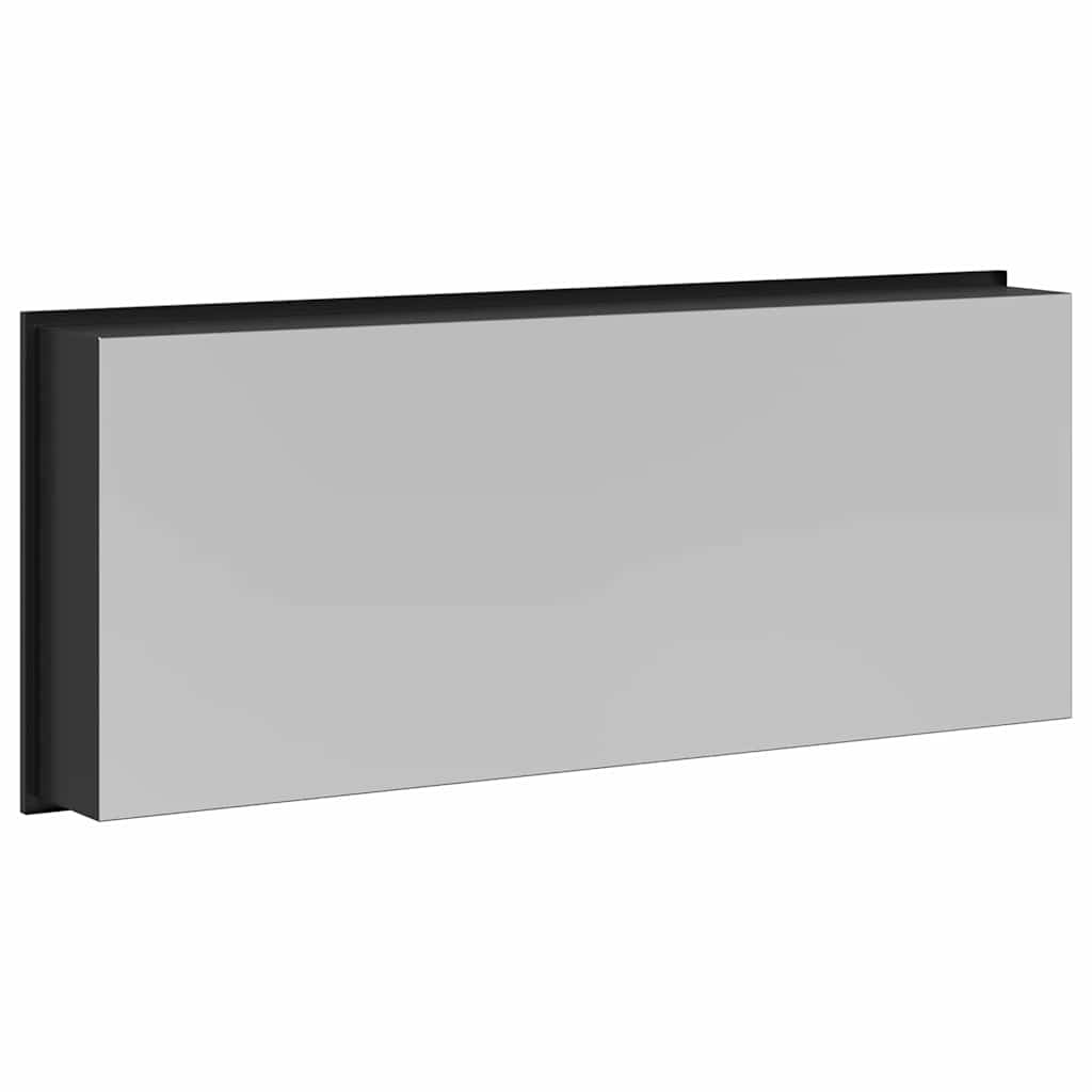 Shower Niche Black 75 x 30 x 9.5 cm Stainless Steel