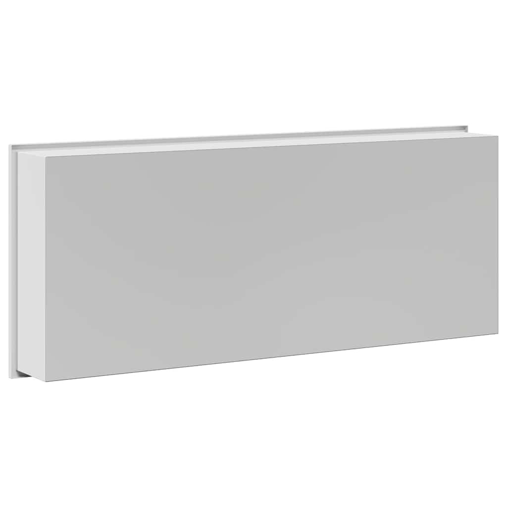 Shower Niche White 75 x 30 x 9.5 cm Stainless Steel