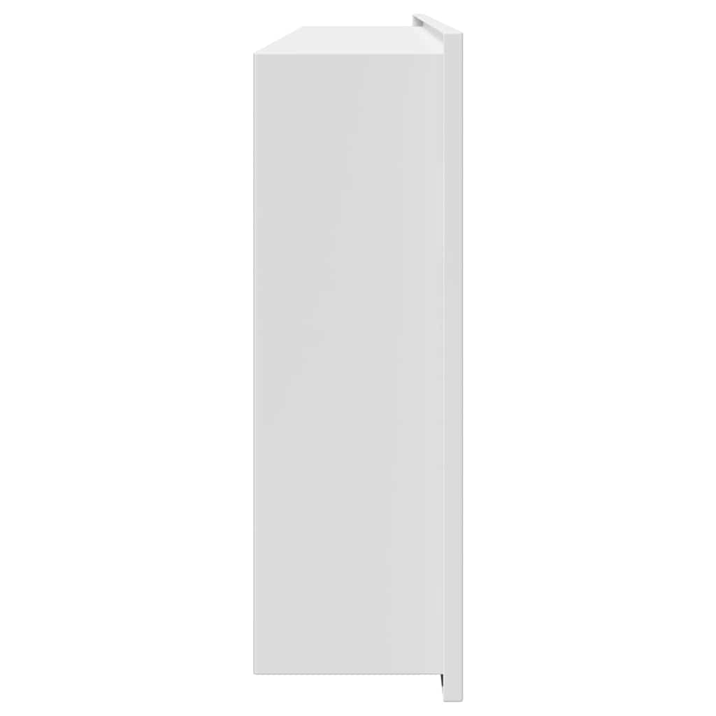 Shower Niche White 75 x 30 x 9.5 cm Stainless Steel