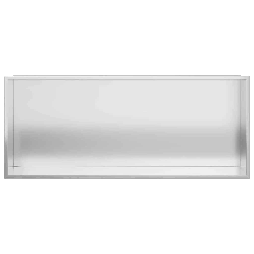 Shower Niche Silver 75 x 30 x 9.5 cm Stainless Steel
