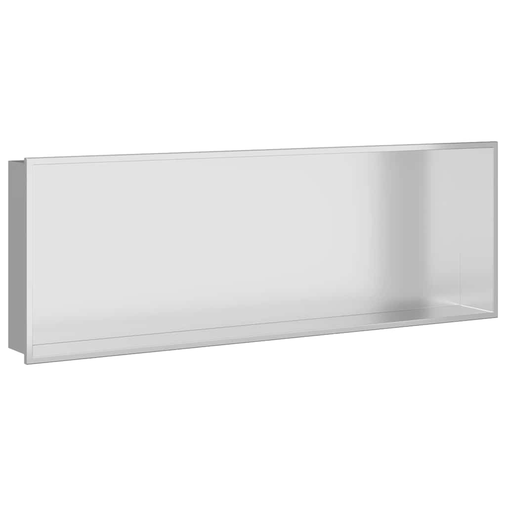 Shower Niche Silver 90 x 30 x 9.5 cm Stainless Steel