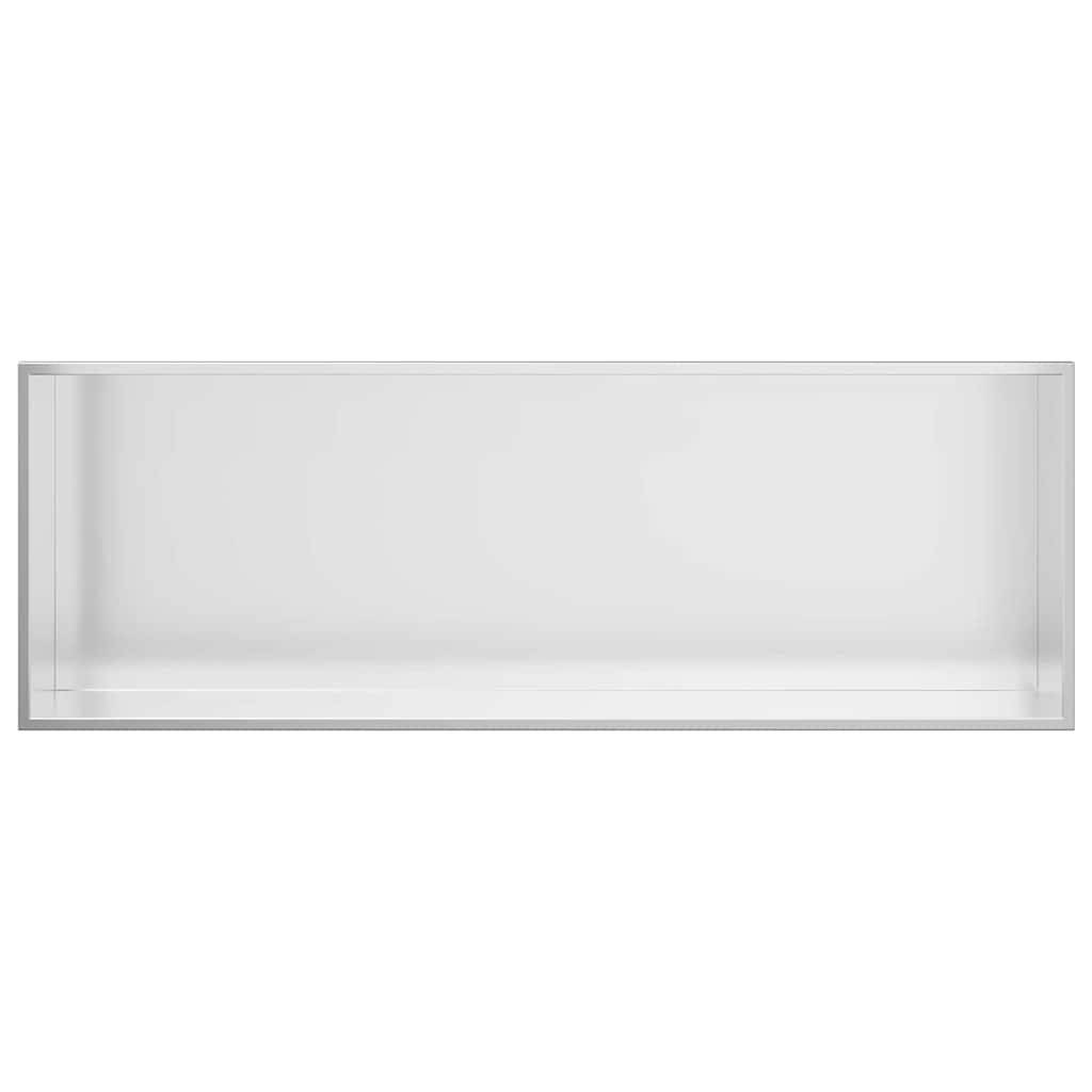 Shower Niche Silver 90 x 30 x 9.5 cm Stainless Steel