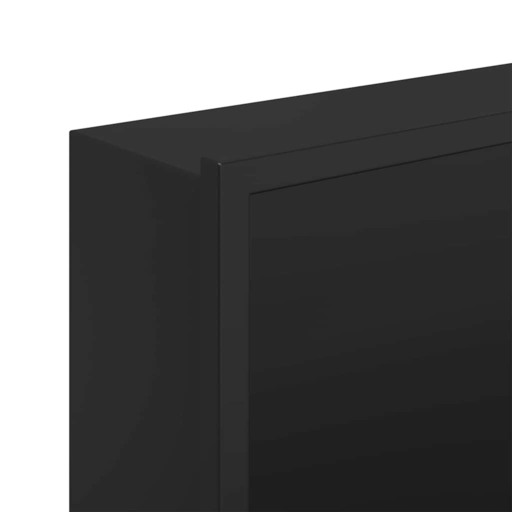 Shower Niche Black 90 x 30 x 9.5 cm Stainless Steel