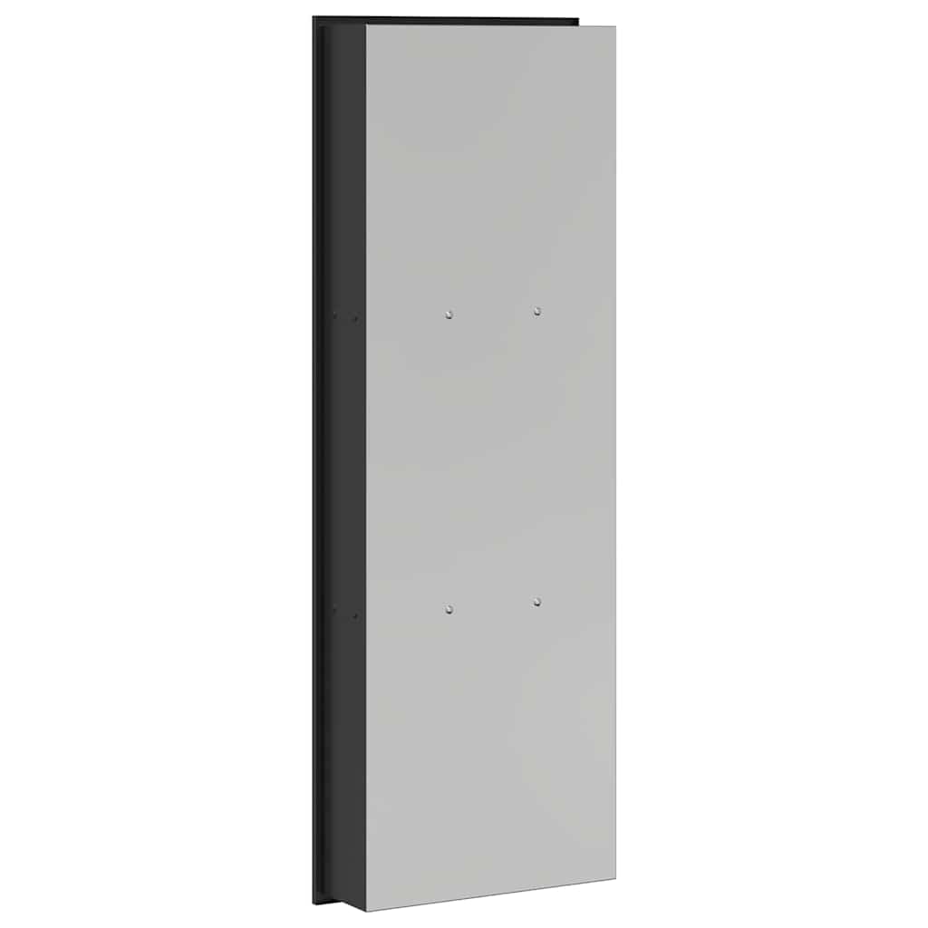 Shower Niche Black 90 x 30 x 9.5 cm Stainless Steel