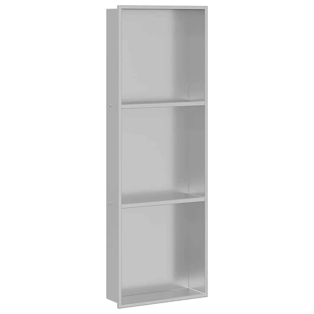 Shower Niche Silver 90 x 30 x 9.5 cm Stainless Steel