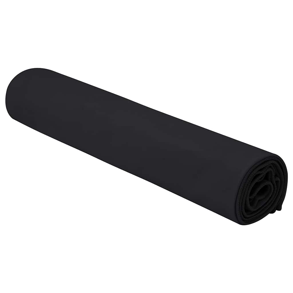 Sports Towels 2 pcs Black 140 x 70 cm Polyester and polyamide