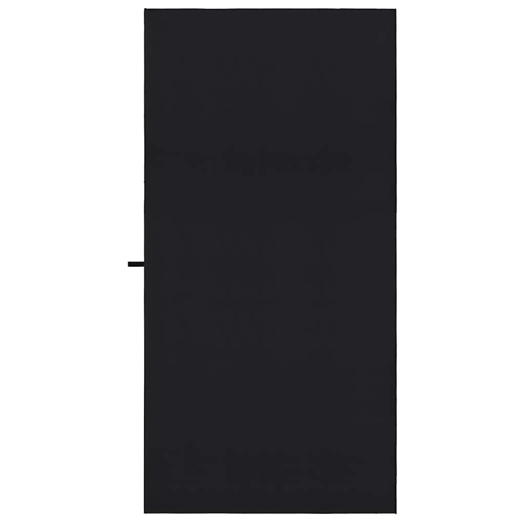 Sports Towels 2 pcs Black 180 x 90 cm Polyester and polyamide