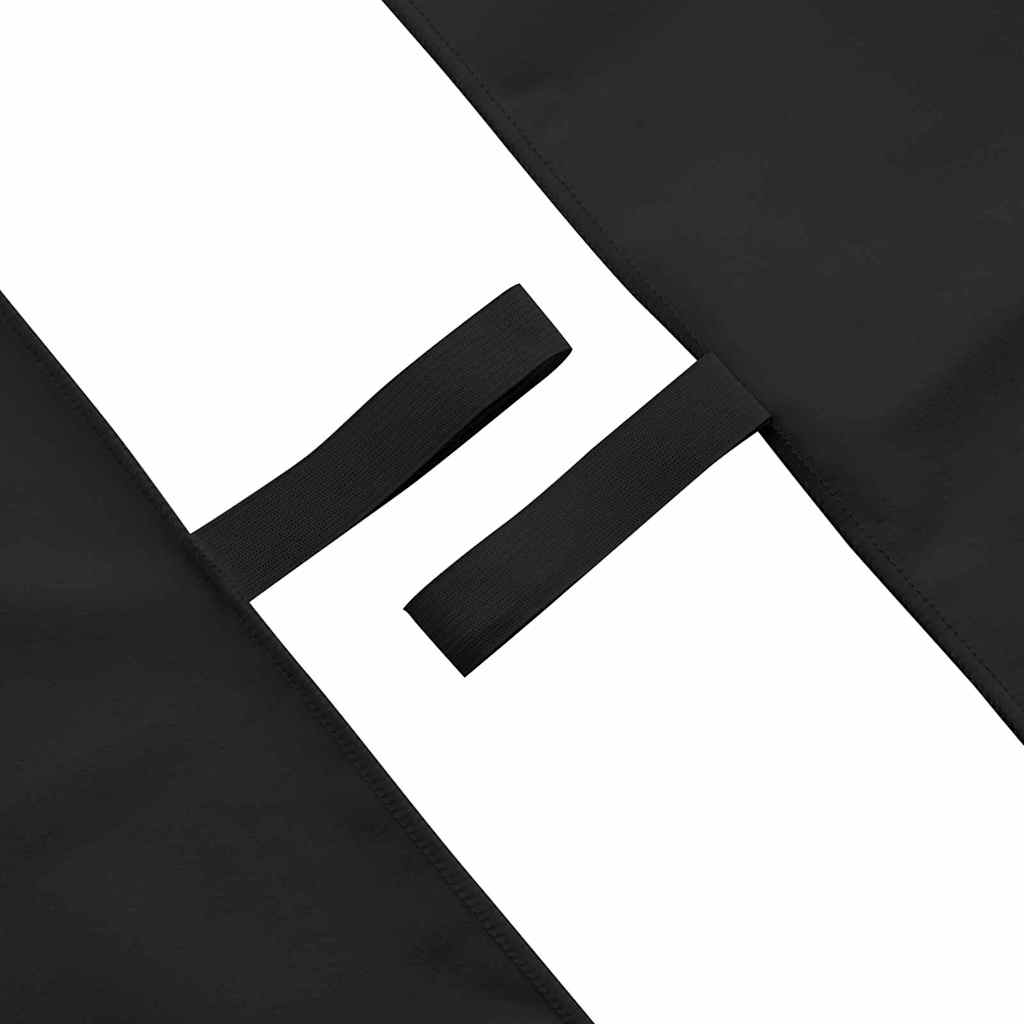 Sports Towels 2 pcs Black 200 x 100 cm Polyester and polyamide