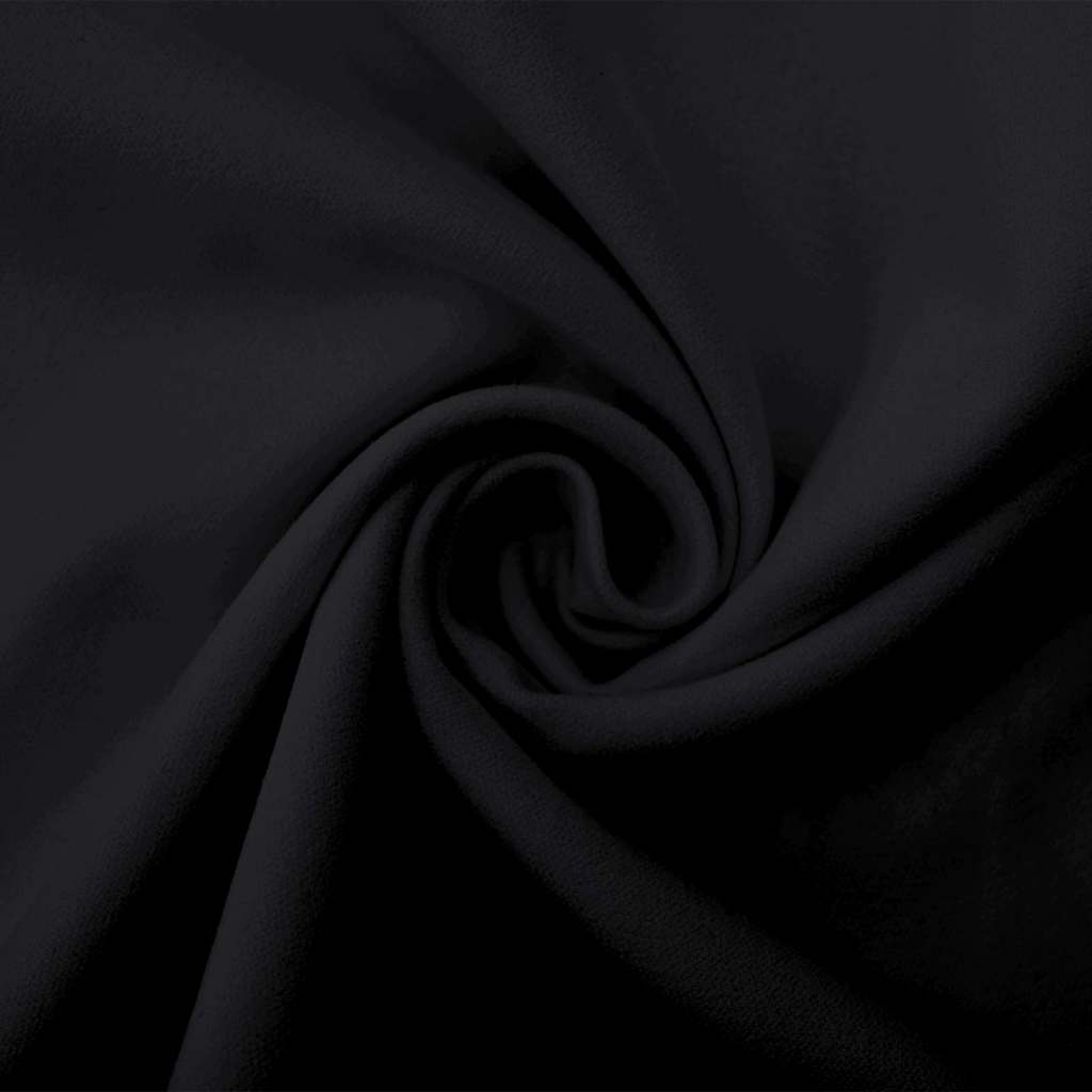 Sports Towels 2 pcs Black 200 x 100 cm Polyester and polyamide