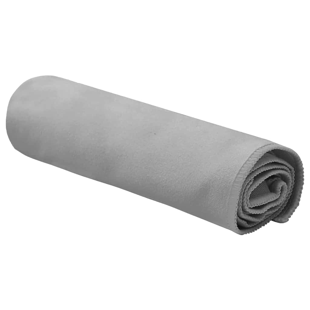 Sports Towels 2 pcs Dark grey 50 x 30 cm
