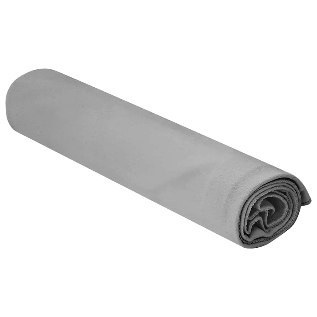 Sports Towels 2 pcs Dark grey 100 x 50 cm