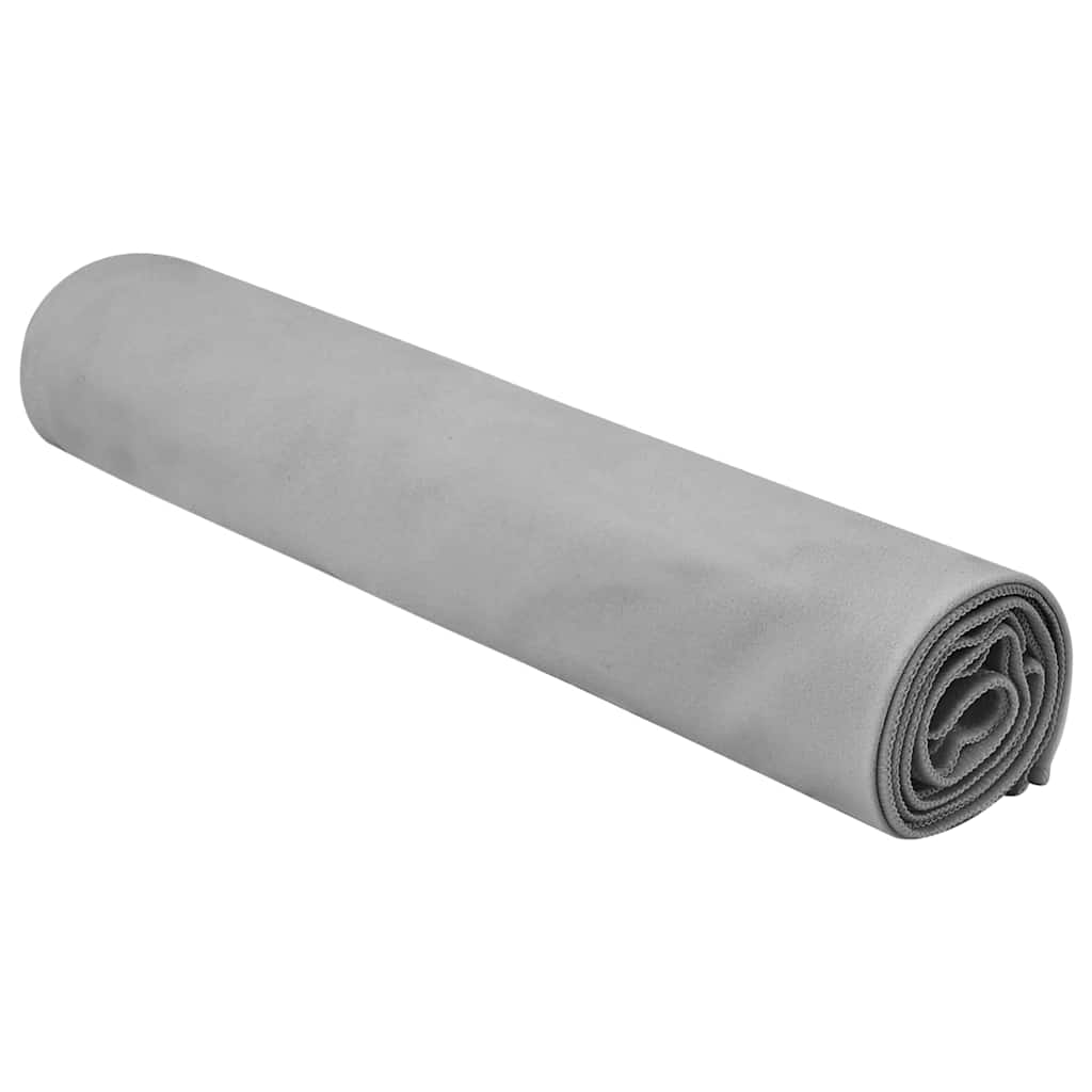 Sports Towels 2 pcs Dark grey 140 x 70 cm