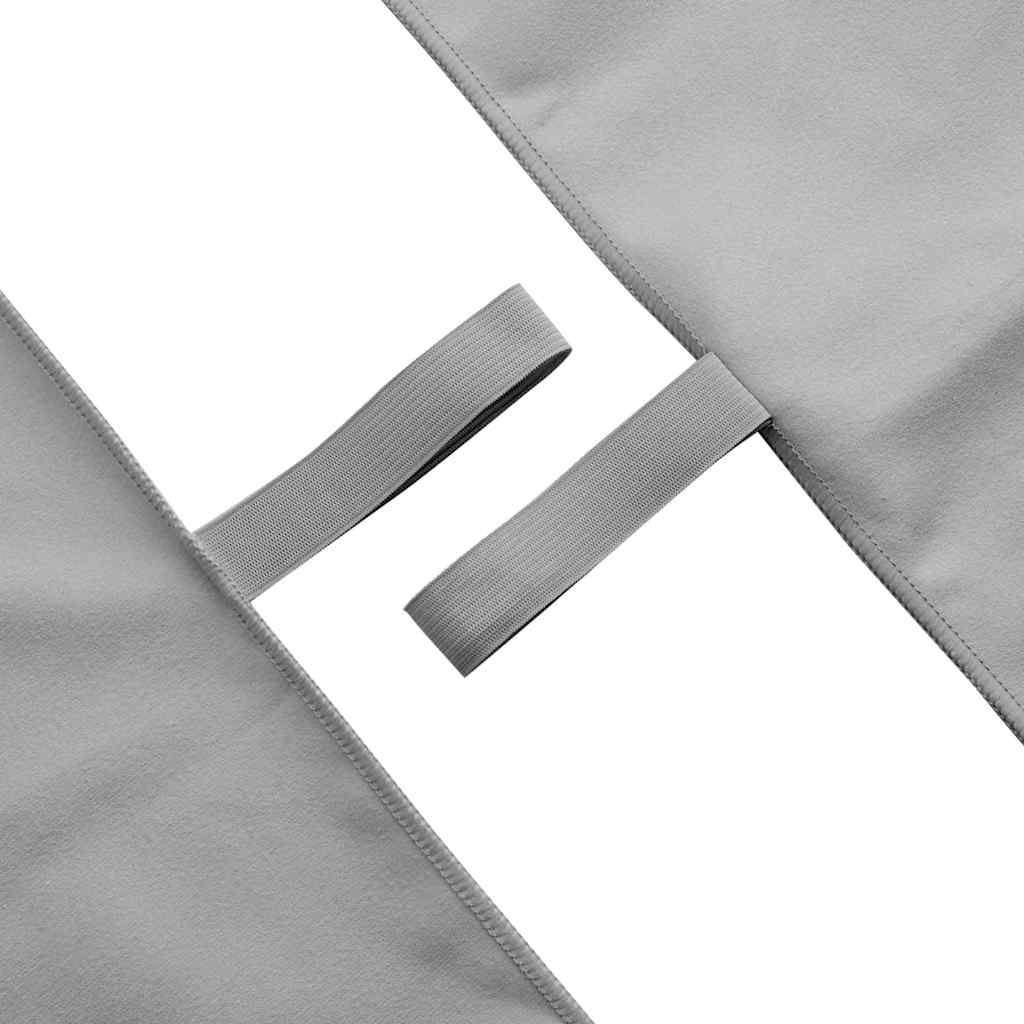 Sports Towels 2 pcs Dark grey 200 x 100 cm