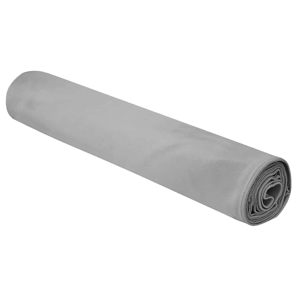 Sports Towels 2 pcs Dark grey 200 x 100 cm